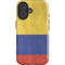 Colombia Flag Distressed iPhone 16 Impact Case